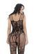 Эротическое боди-сетка с узором и открытой зоной, цельный bodystocking 49 фото 2