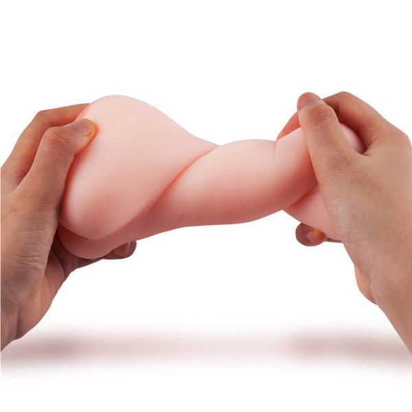 Ручной мужской мастурбатор из мягкого TPE - LUVE Aura Skin Cup 20 фото